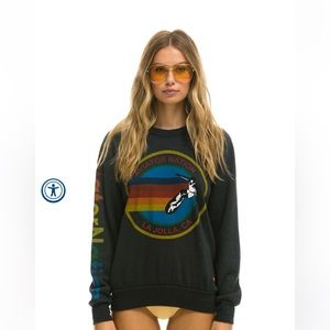 Aviator nation navy crewneck women’s size small